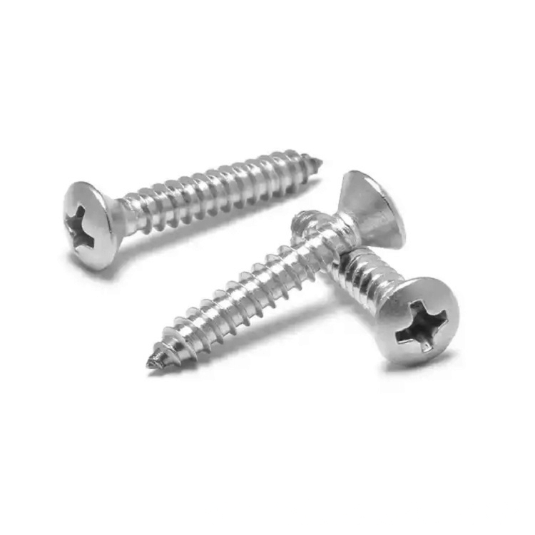 DIN7983 Cross Recessed Raised Countersunk Head Tapping Screws