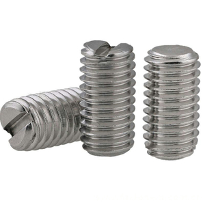 DIN551 Slotted Set Screws with Flat Point
