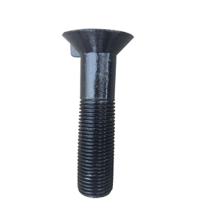 ASME B18.9 No.7 Head Plow Bolts (Round, Countersunk, Reverse Key) [Table 2] (A307, F468, F593, SAE J 429)