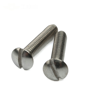 NF E 25-124 Slotted Raised Countersunk Head Screws