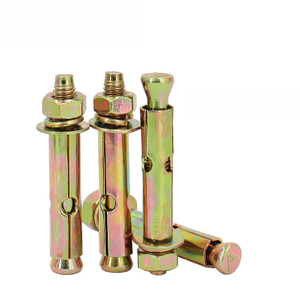 Expansion Screw with Holes, Sleeve Expansion Bolt, Sleeve Anchor,carbon Steel Yellow Zinc