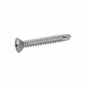 DIN 7504 (R) Cross Recessed Raised Contersunk Self-drilling Tapping Screws