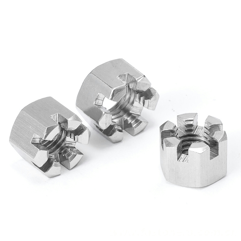 NF E27-414 Hexagon Slotted Nuts