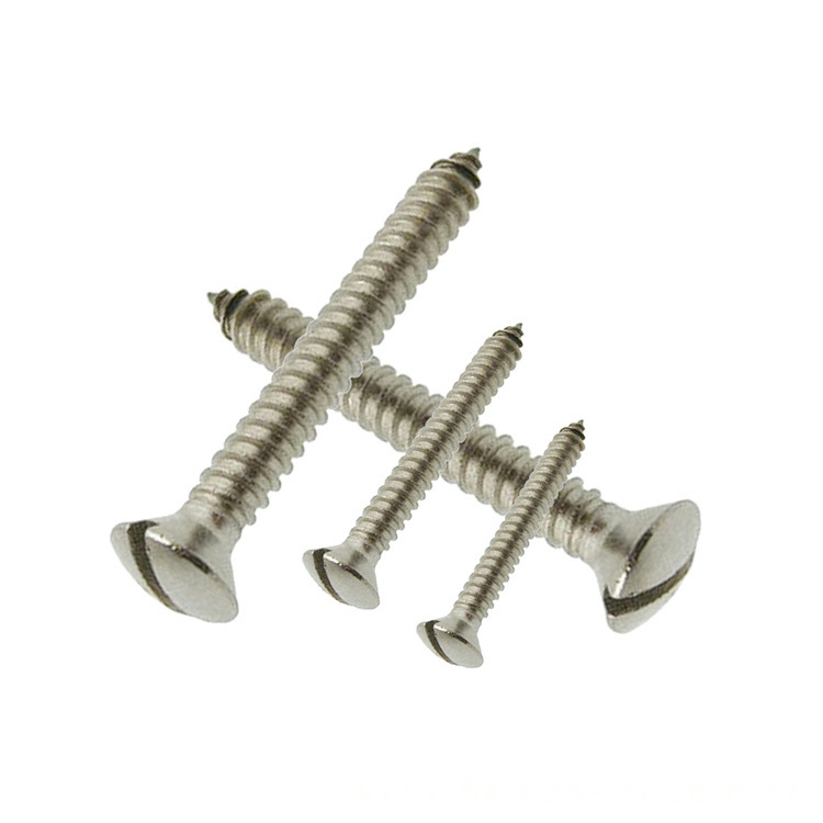 AS/NZS 4405 ISO Metric Slotted Raised Countersunk Head Tapping Screws