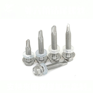 ISO15480 Hexagon Washer Head Drilling Screws With Tapping Screw